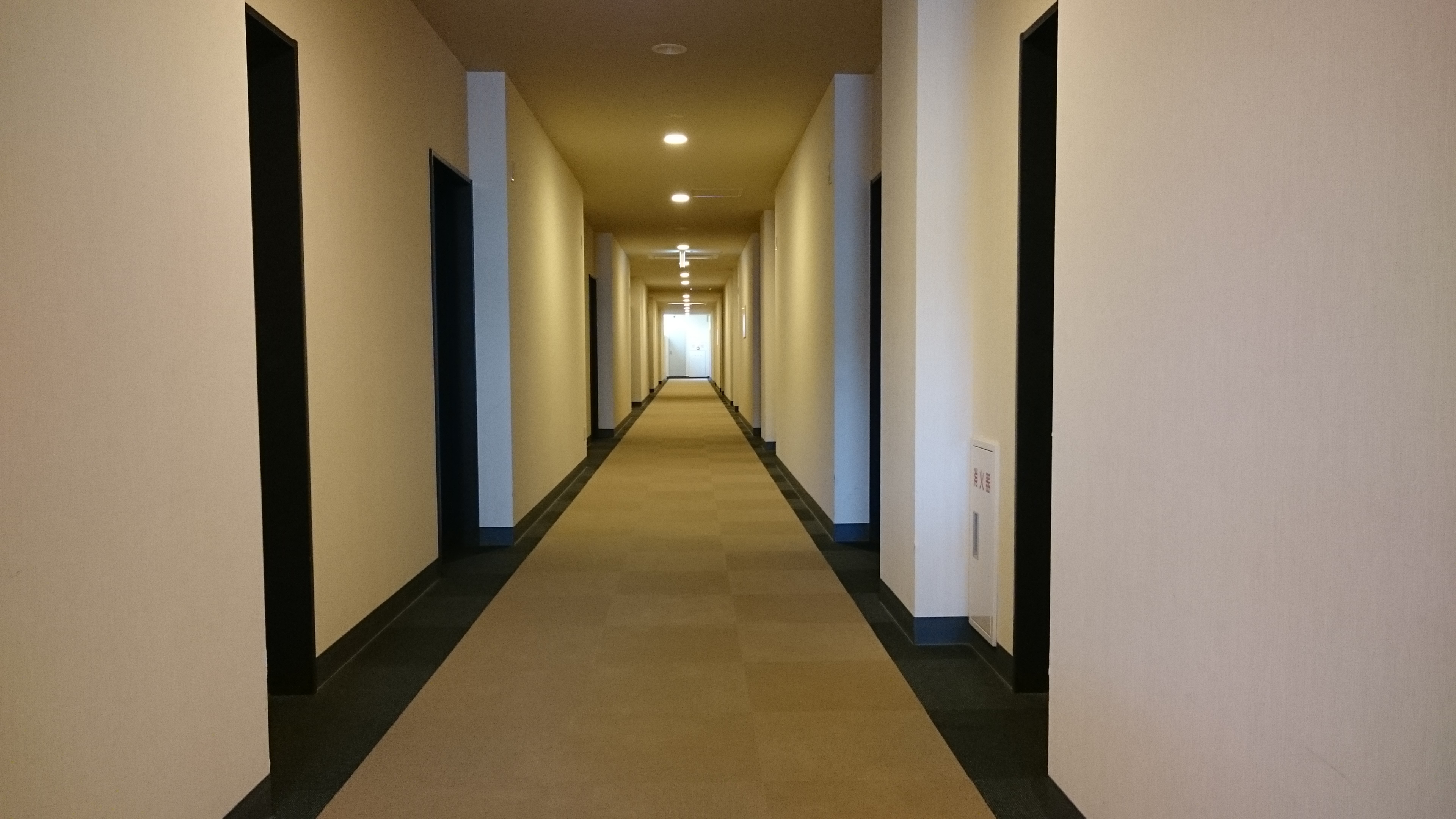 Guest room corridor
