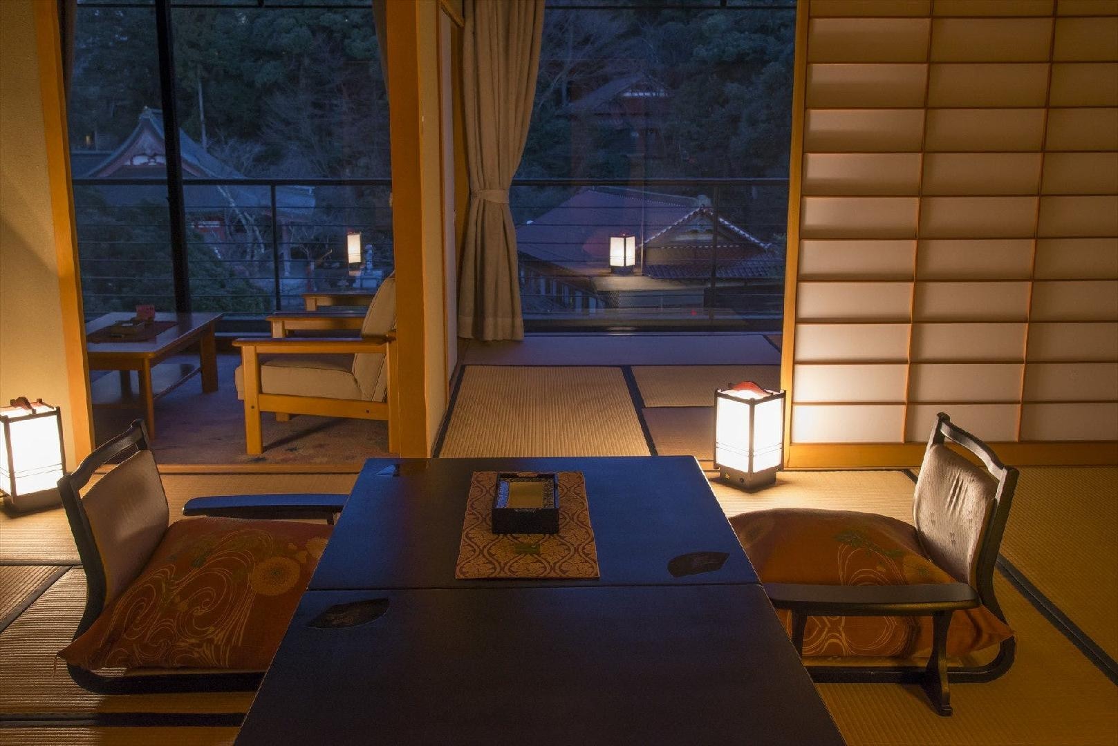 Kamar tamu bergaya Jepang murni