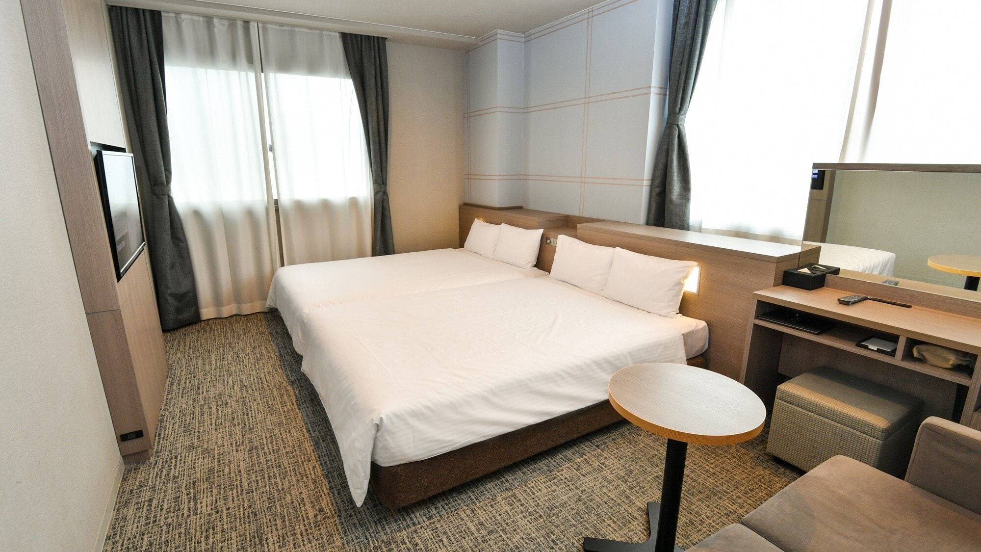 Kamar Deluxe Twin | Dua tempat tidur ganda selebar 140 cm | 19,9 m²