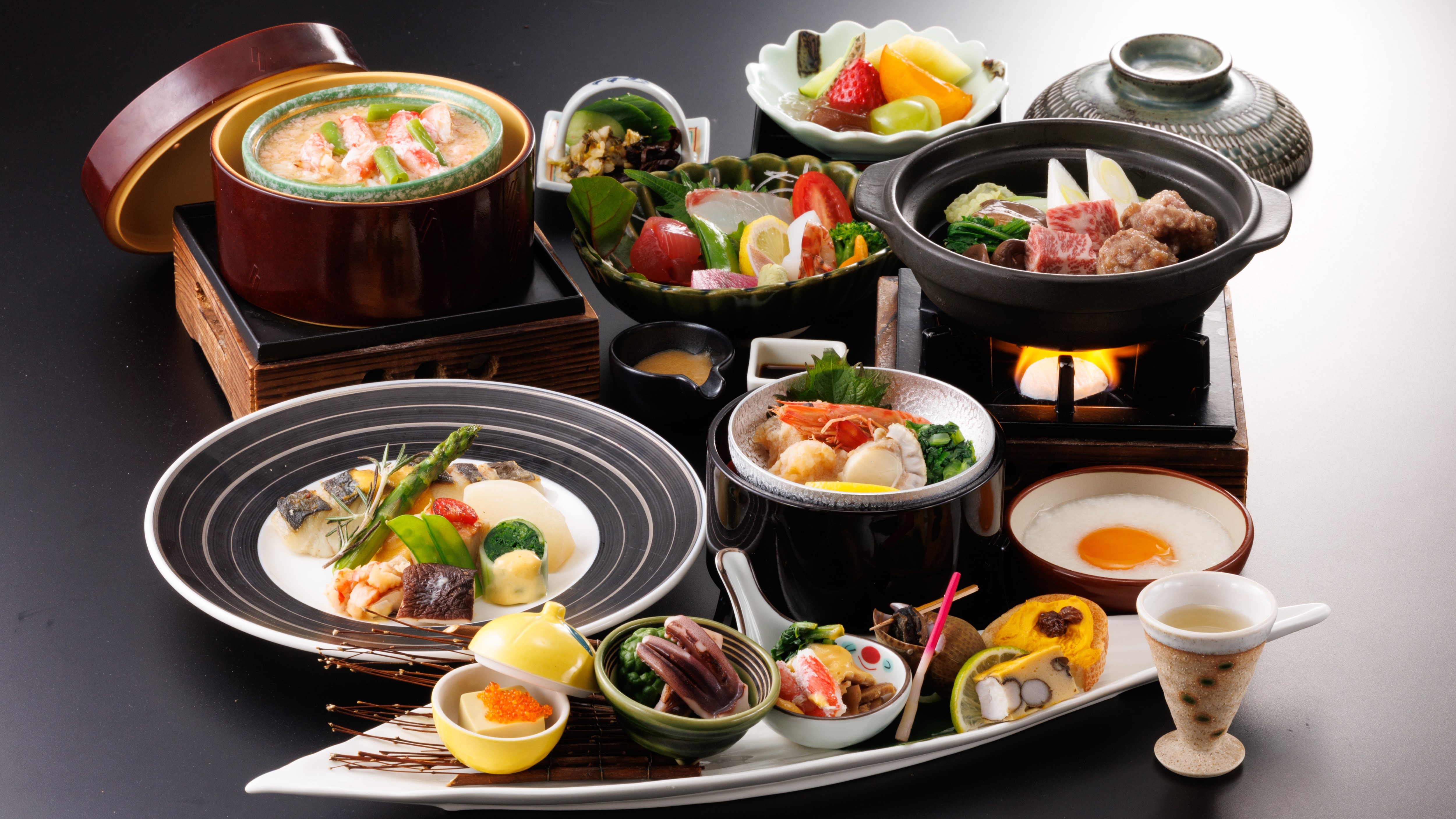 [Bữa tối/Kaiseki cơ bản] Thưởng thức bữa ăn theo thực đơn tiêu chuẩn của chúng tôi. *Ví dụ