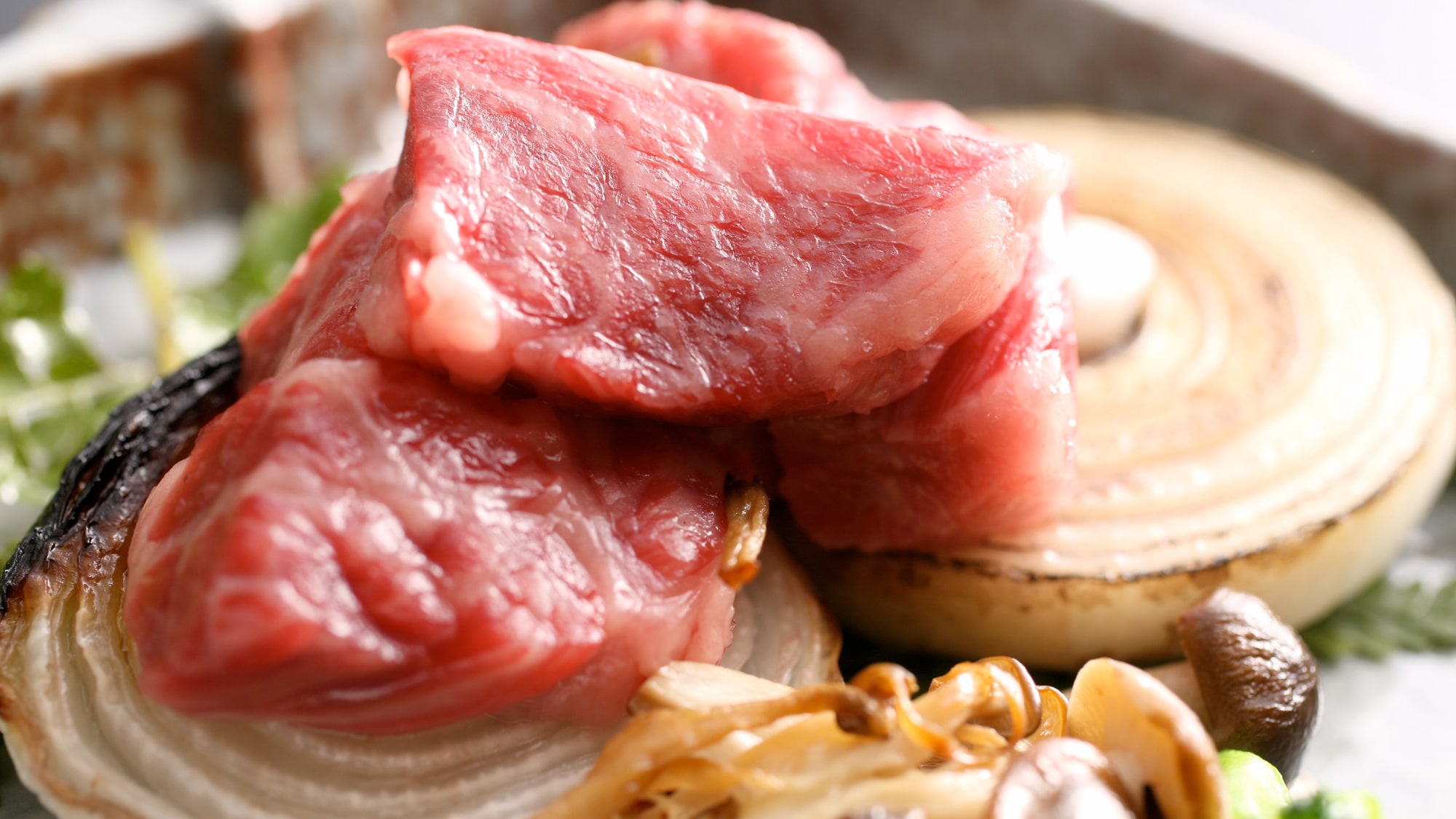Awaji beef porcelain dish with Awaji onion (image)