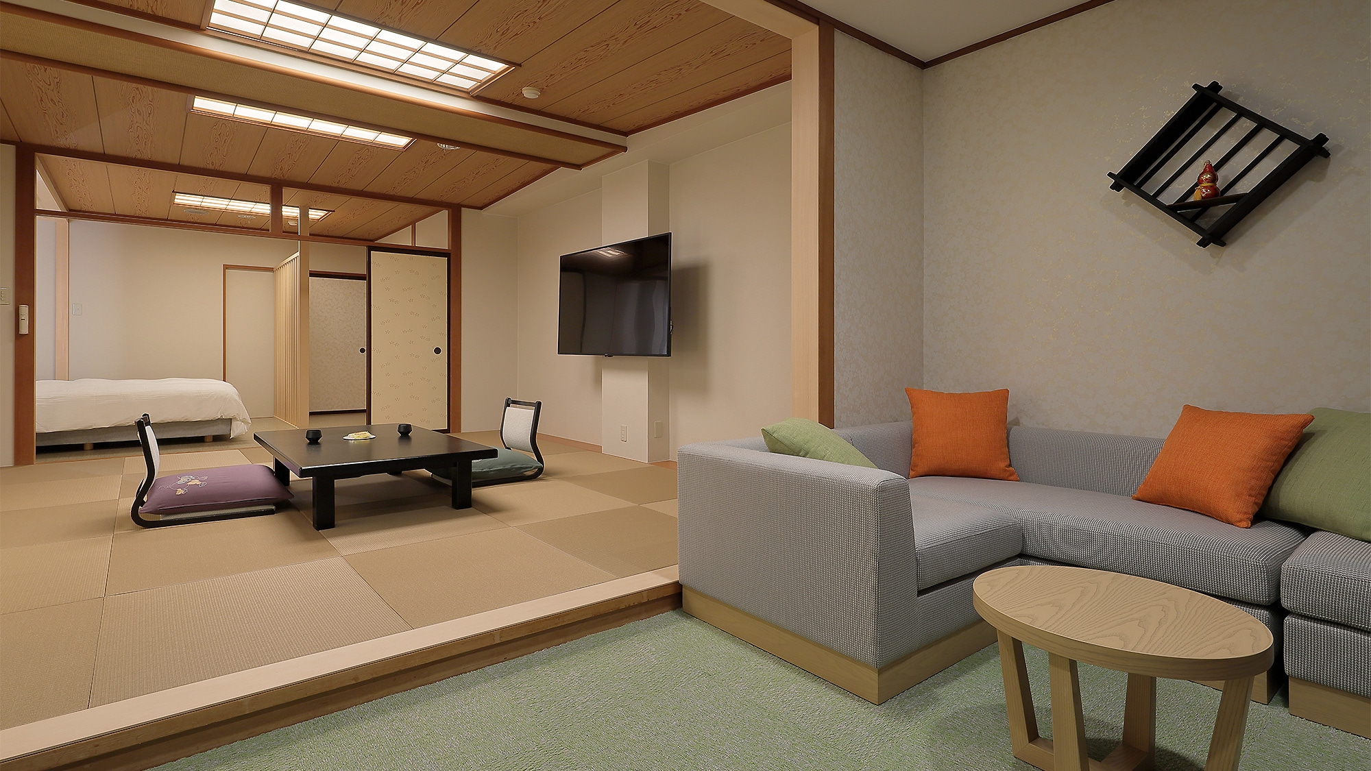 [Dibuka pada Desember 2020] Kamar bergaya Jepang-Barat dengan pemandian terbuka “Yuzuri no Ma”