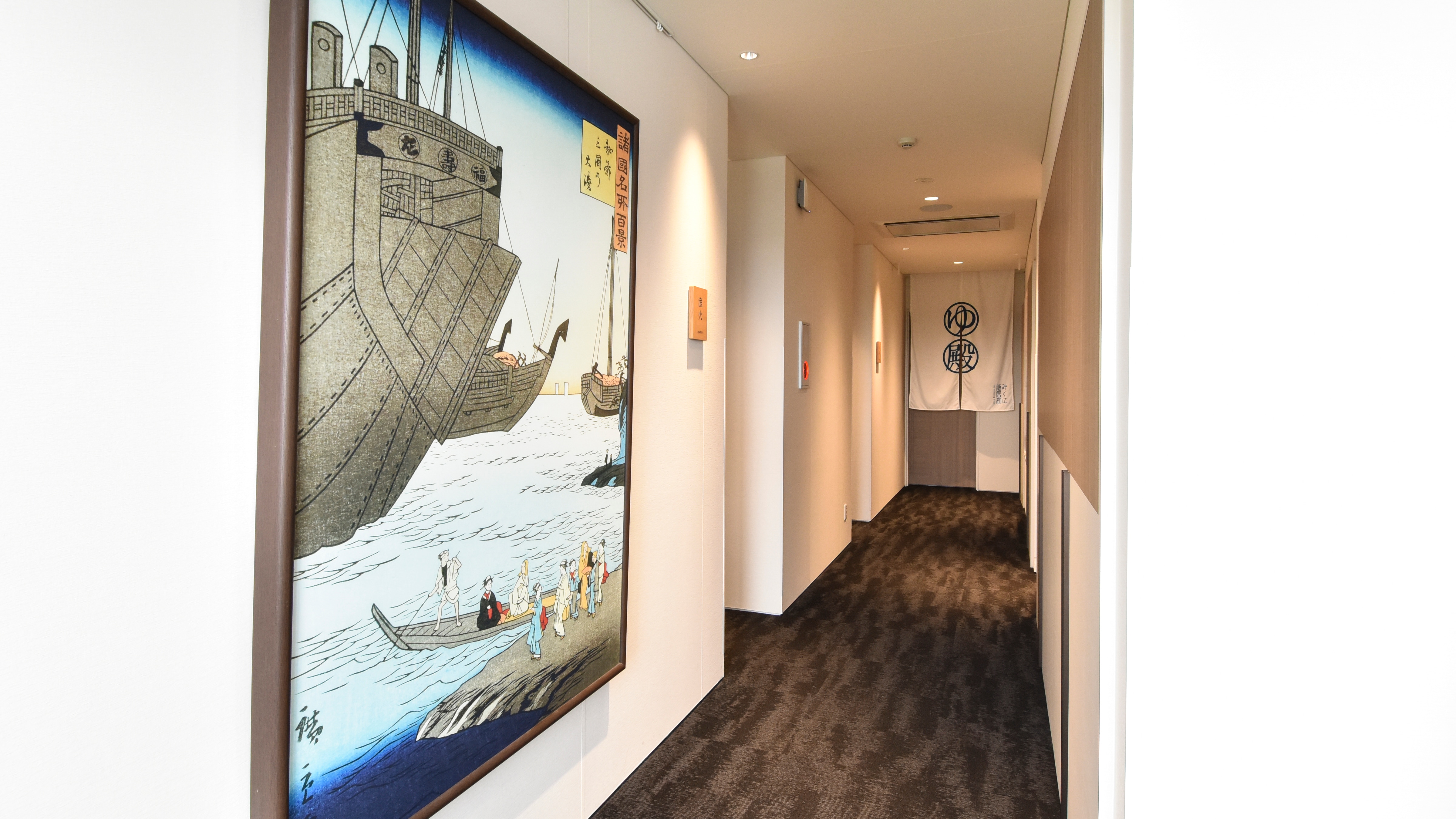 2nd floor accommodation hallway