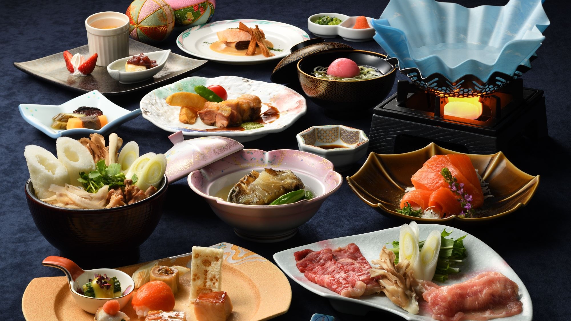 『かづの美味いもんコース』お料理一例