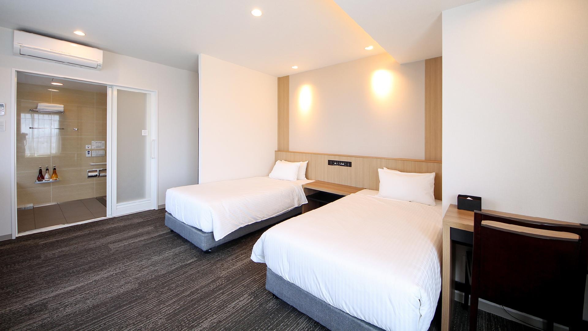 ◆Universal twin room (example of guest room)