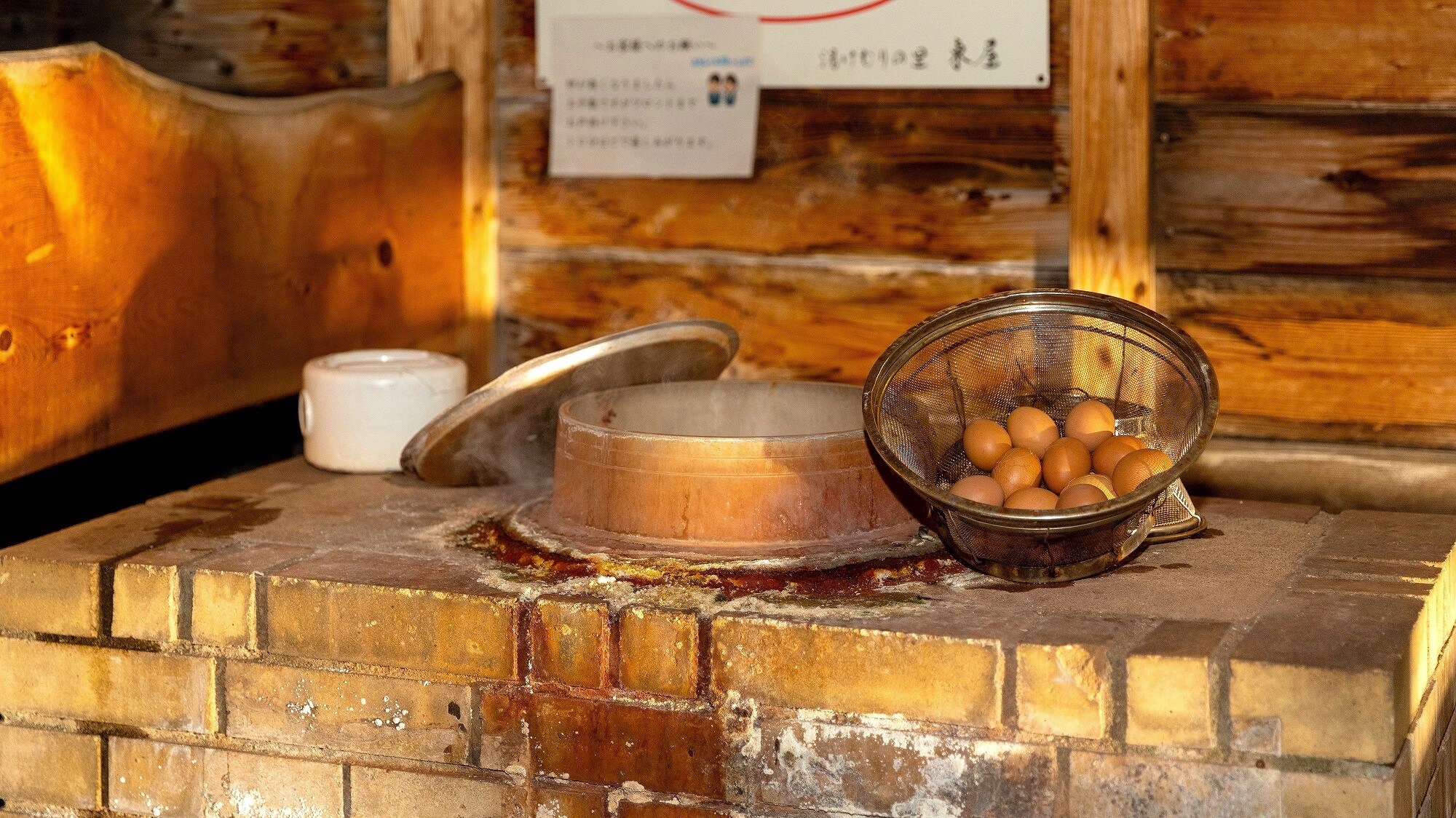 service boiled eggs