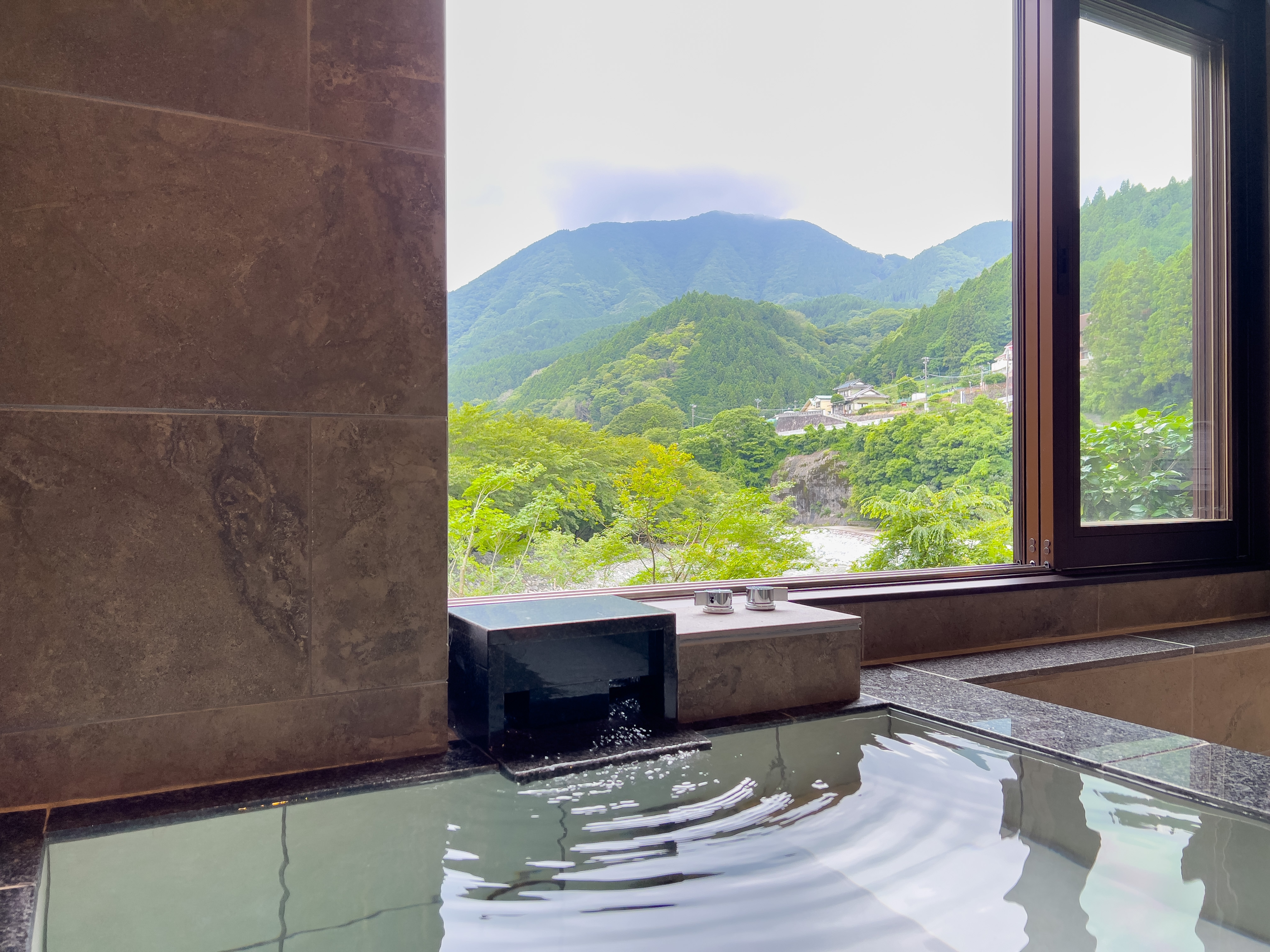 Renovated in June 2023 * Japanese-style room with half open-air hot spring bath, 2Bed, Room 102