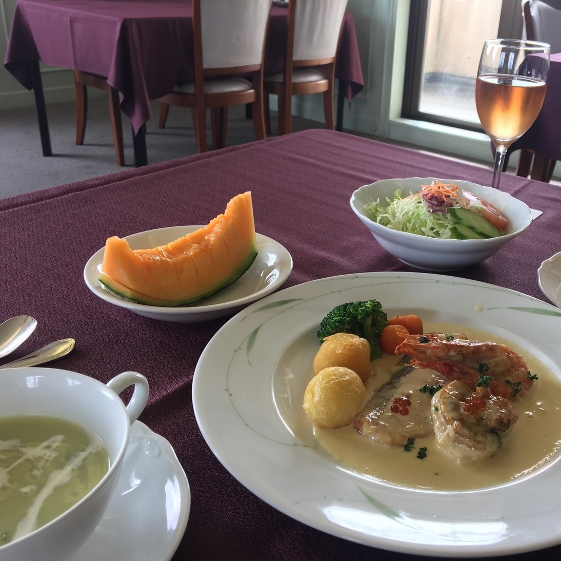 Meuniere of fish and shellfish