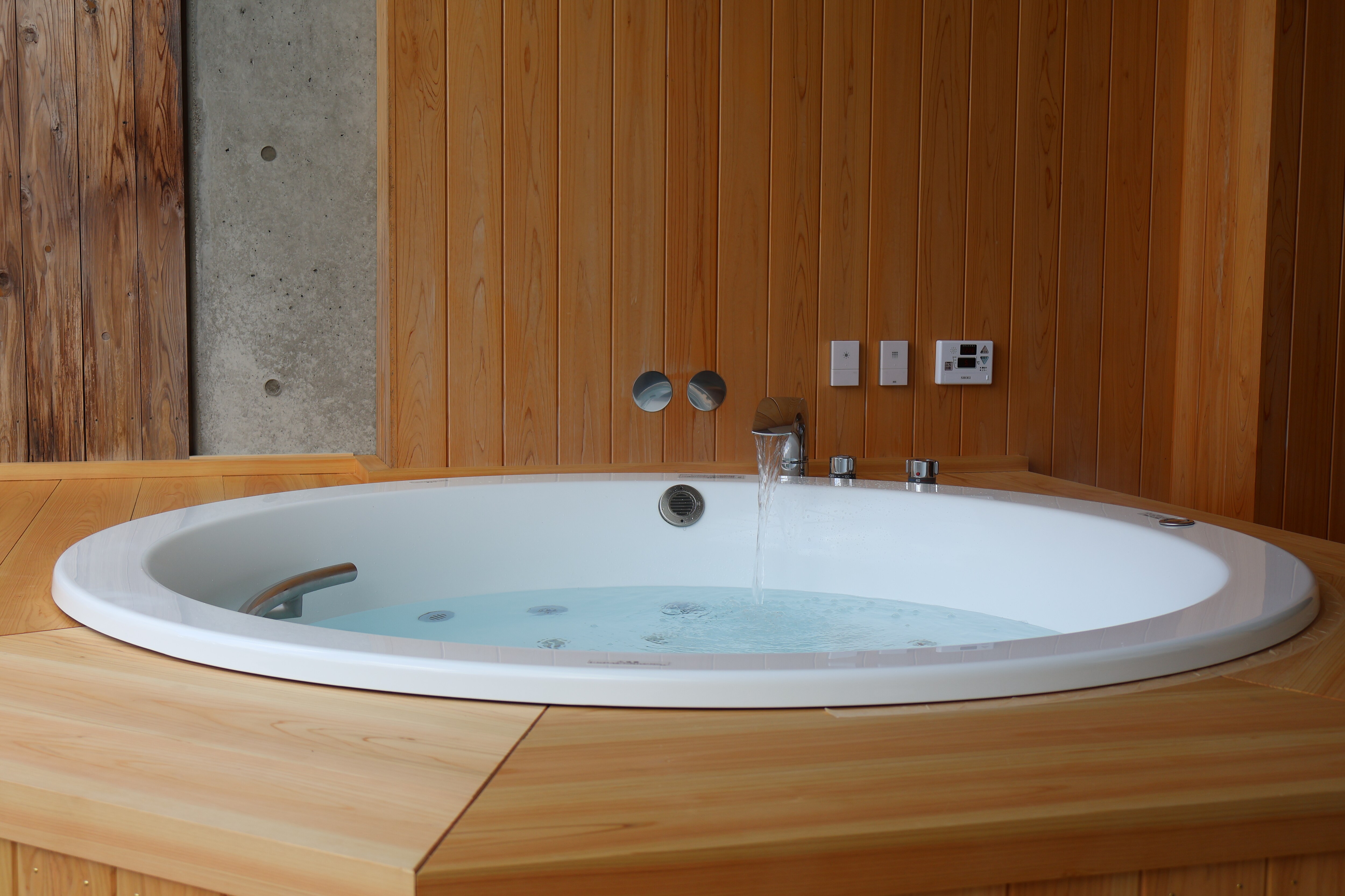 Terrace twin room with open-air jacuzzi