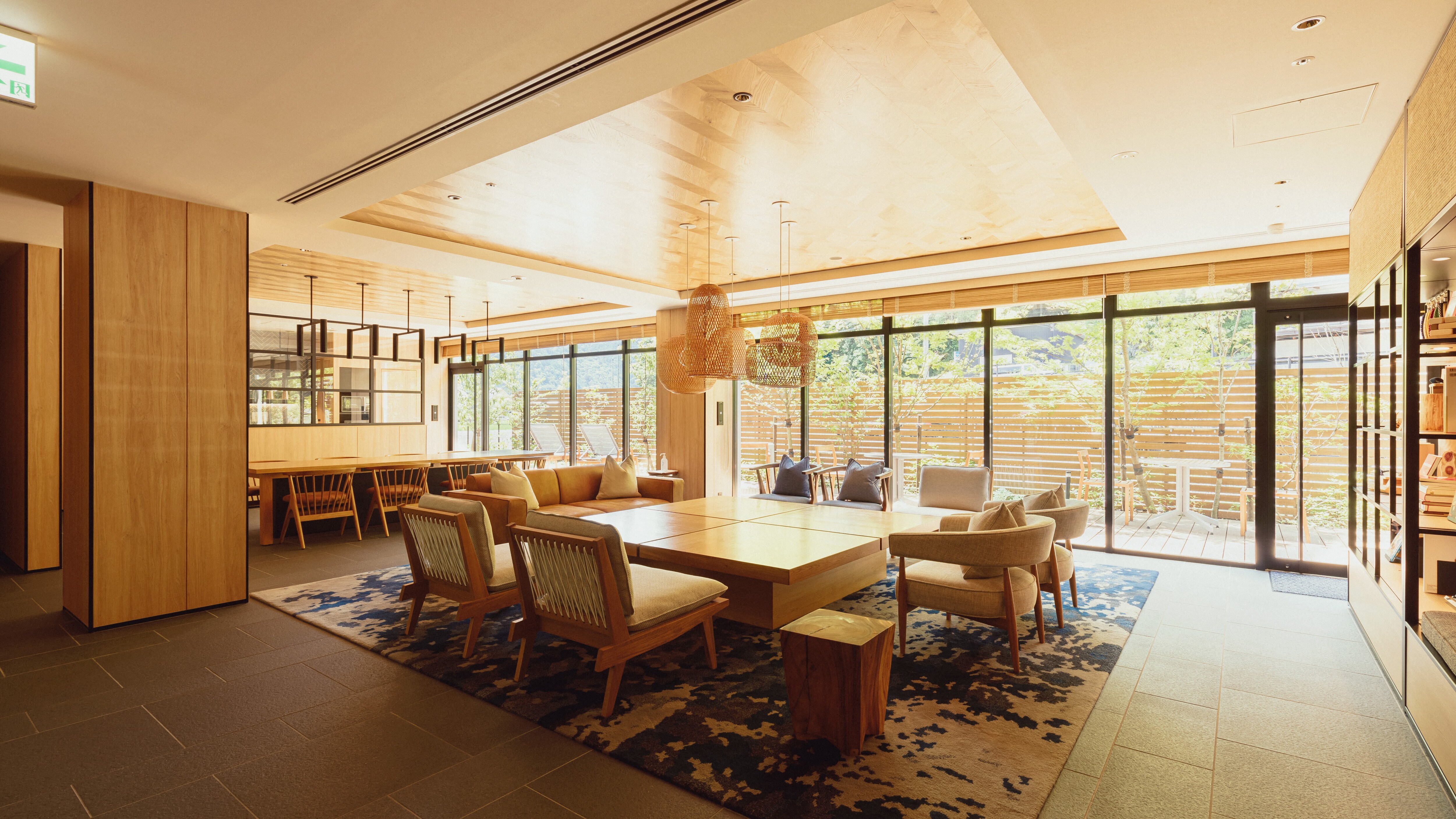 Lounge: A relaxing lobby lounge.