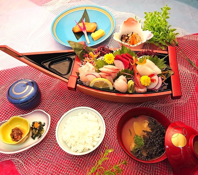 Sashimi set meal
