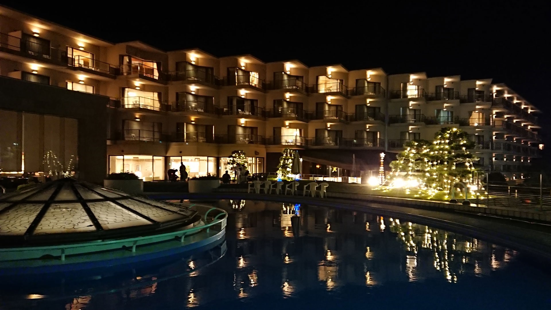 Matsushima Century Hotel exterior night view