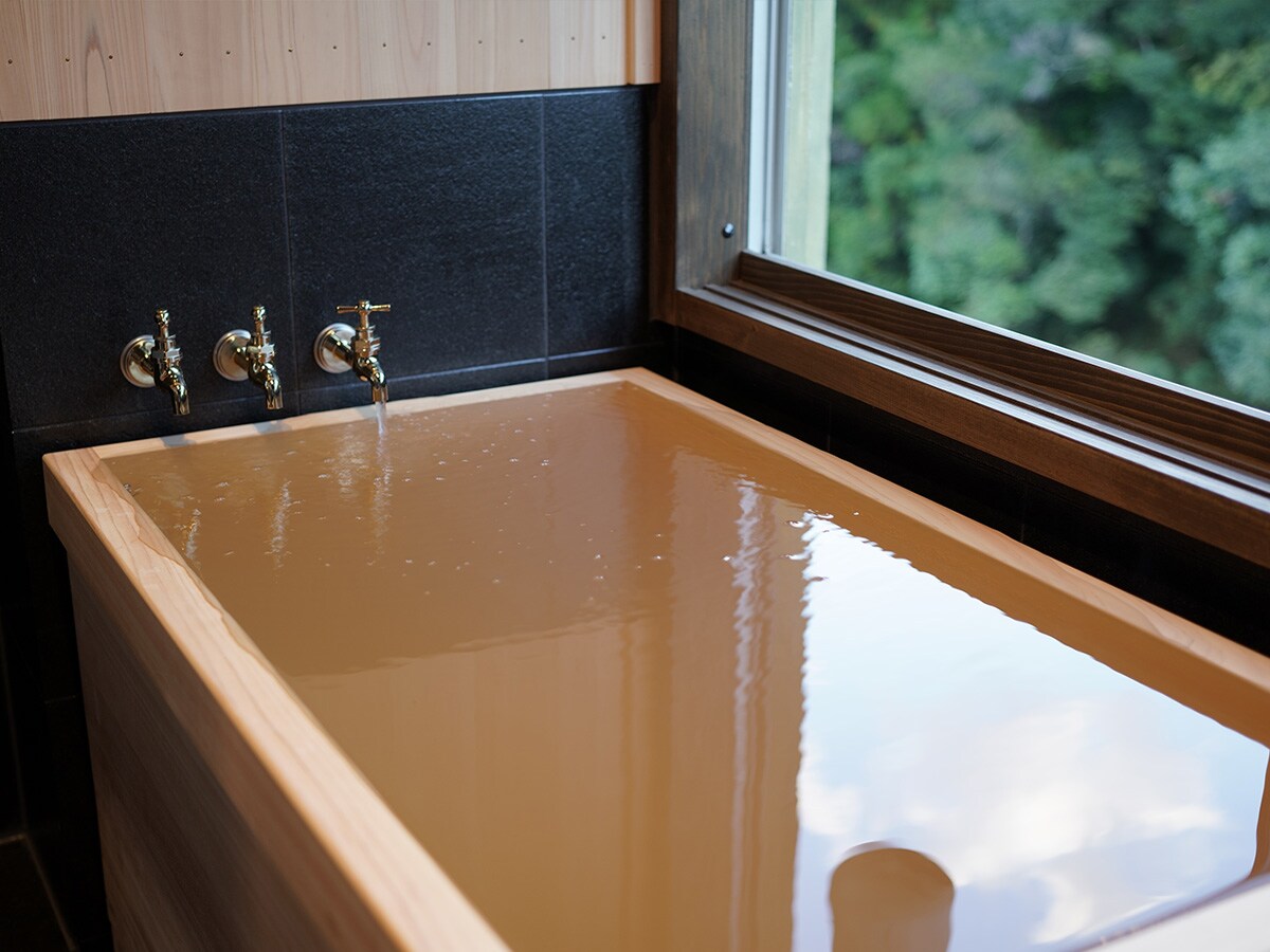 New guest rooms opened in October 2023 will allow you to enjoy hot springs in your room.