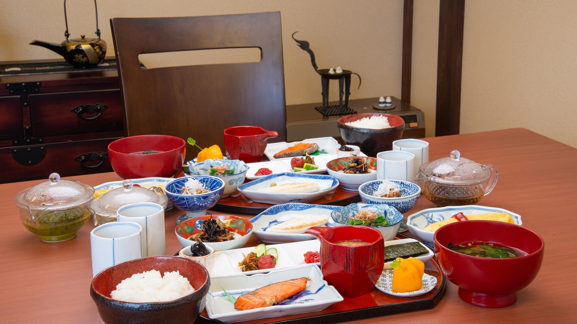 * [Breakfast example] Handmade breakfast. Please power up and go out from the morning!