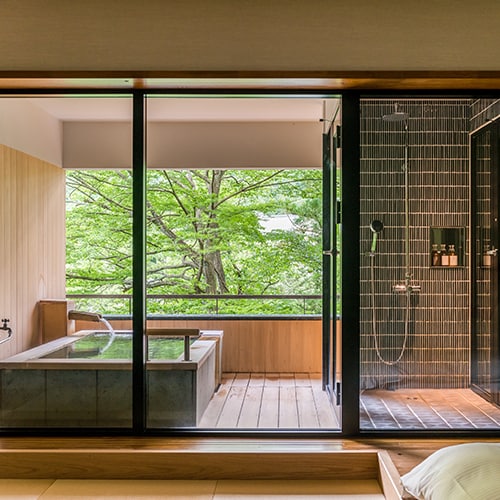 《Renewed in March 2016》 [Kashotei, Five-star Concept Rooms: Mori, Wafu, Nami (with open-air bath)]