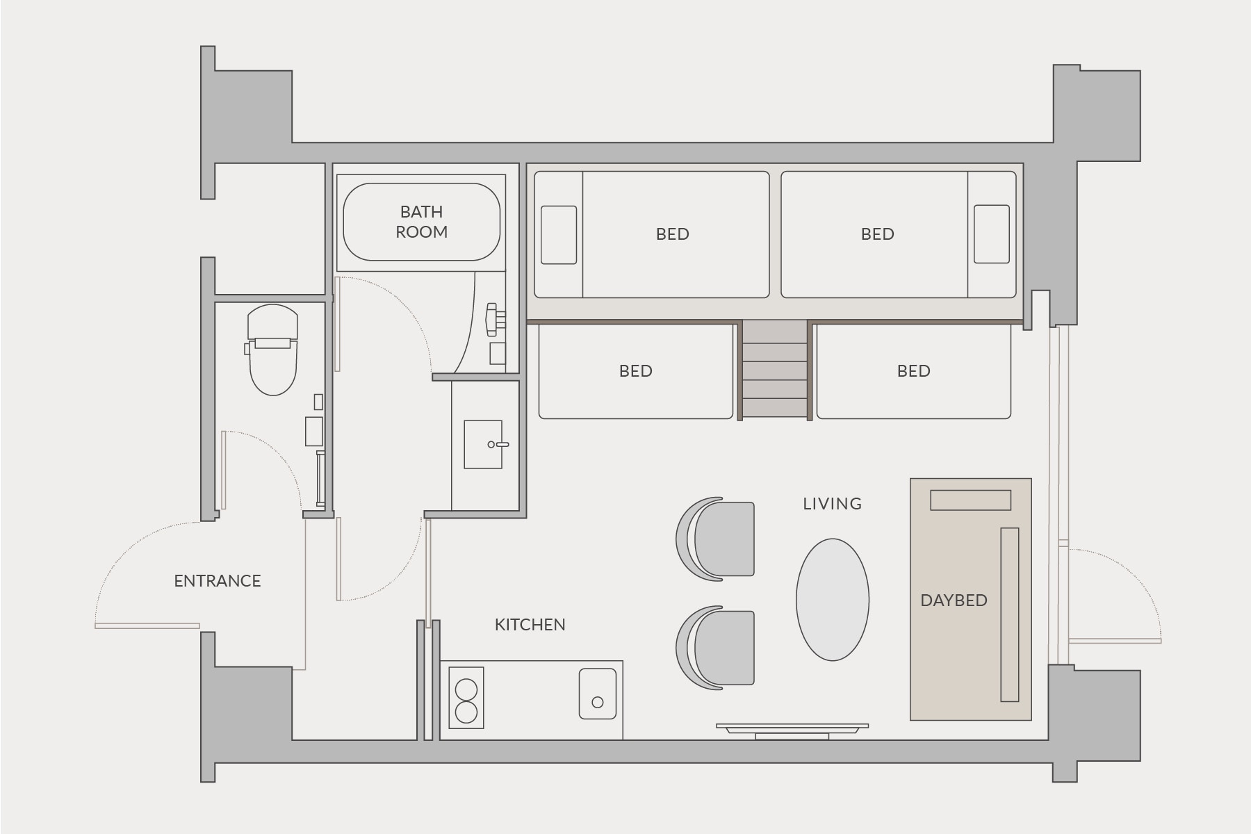 Executive Bank Floor Plan