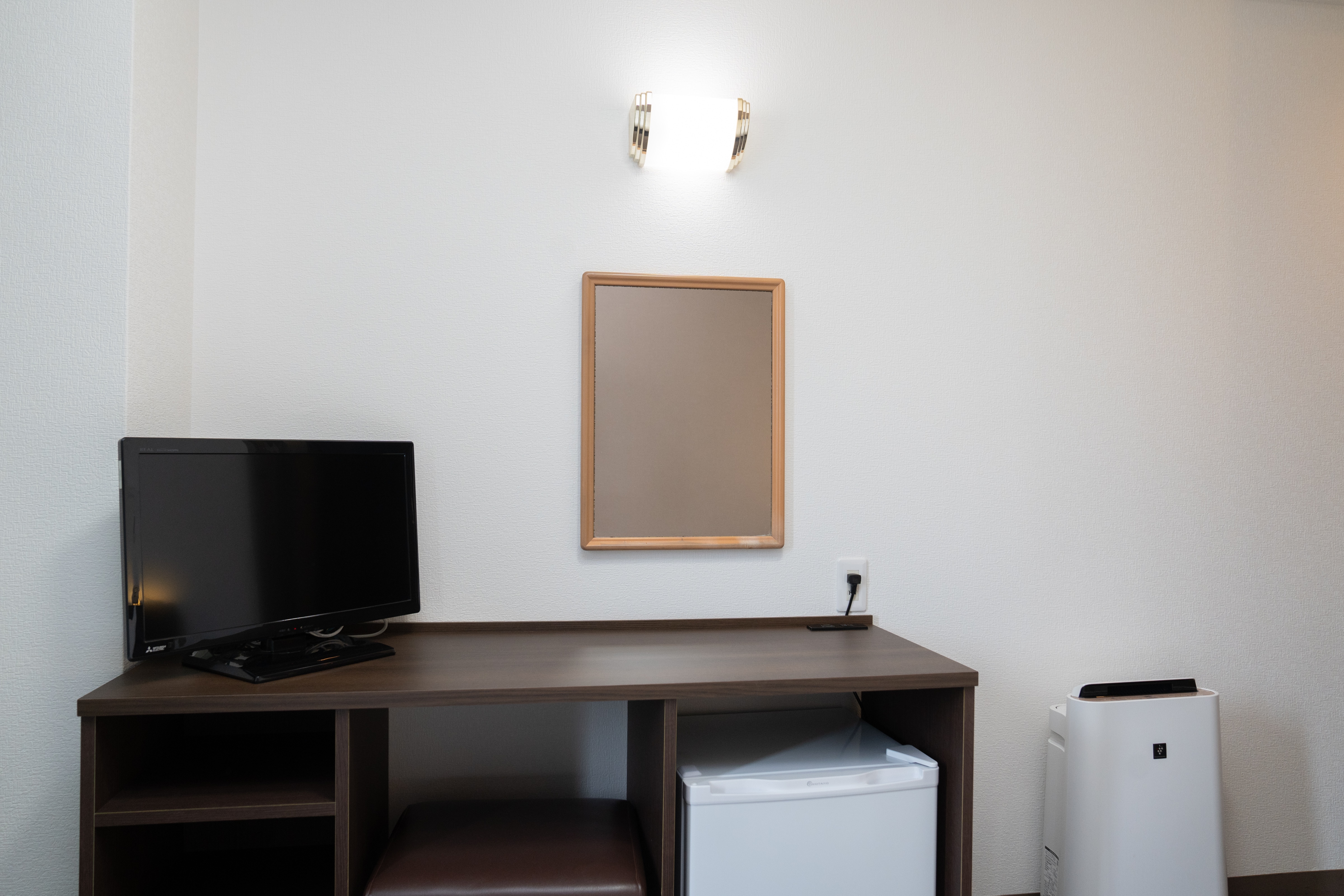 [Double room] A double room with a 140 cm bed.