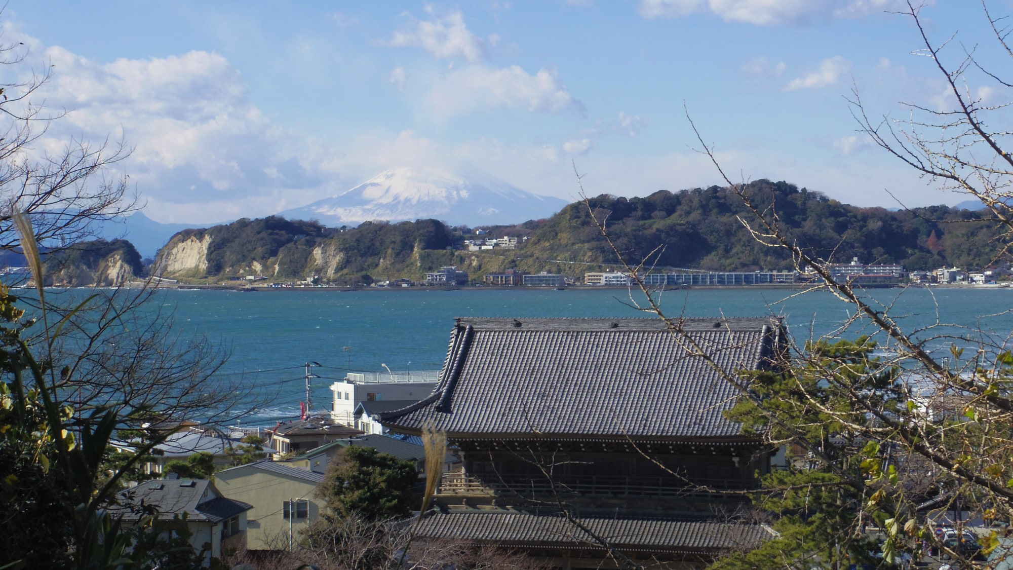 *【광명사】겨울/경내에서 보이는 후지산(차로 10분·도보 30분)