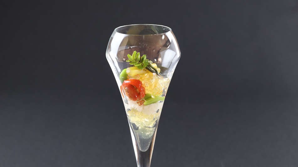 [24 Spring] Kuttori (the colors of spring served in champagne glasses)