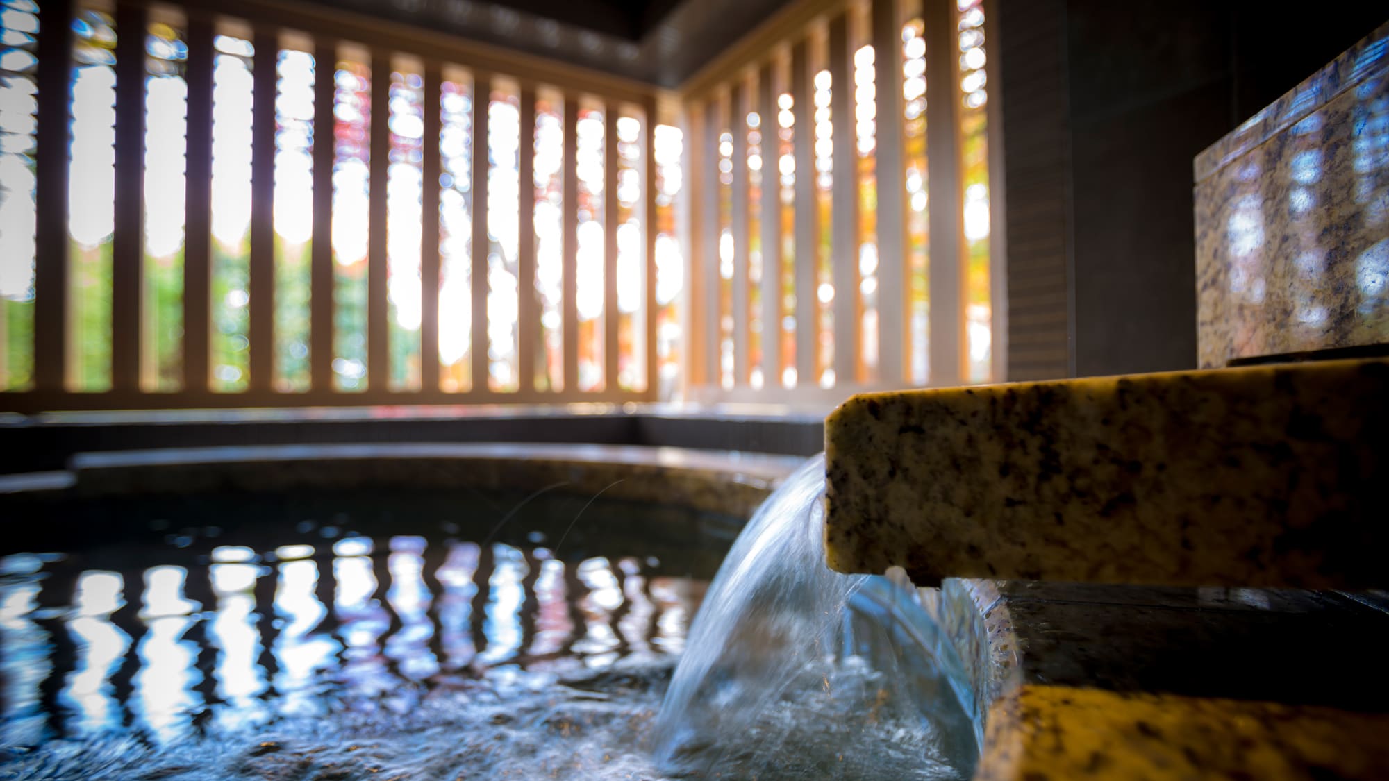 Japanese-Western style room B with semi-open-air bath