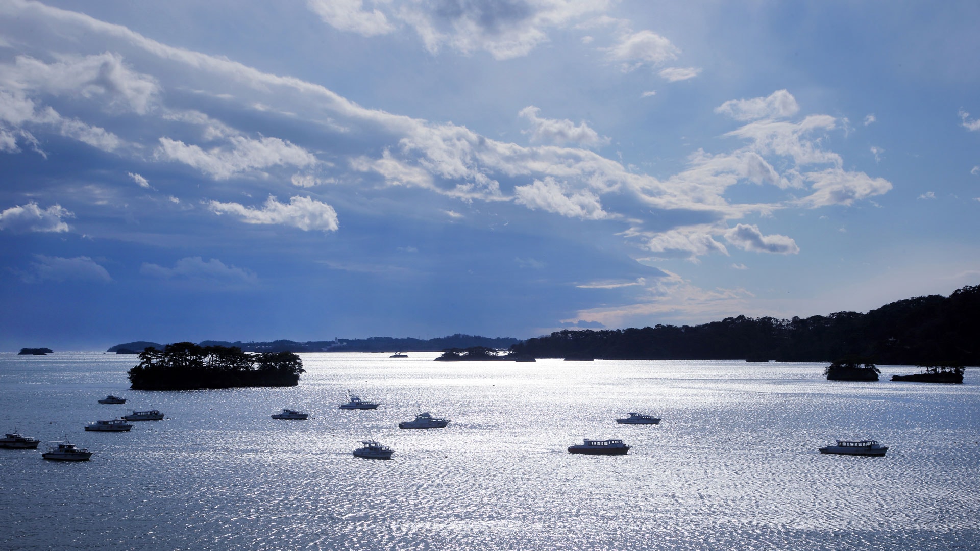Scenery of Matsushima Bay