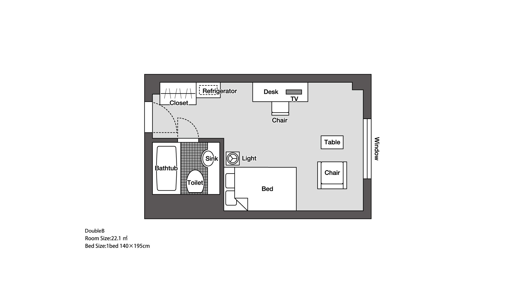 East building double B floor plan image