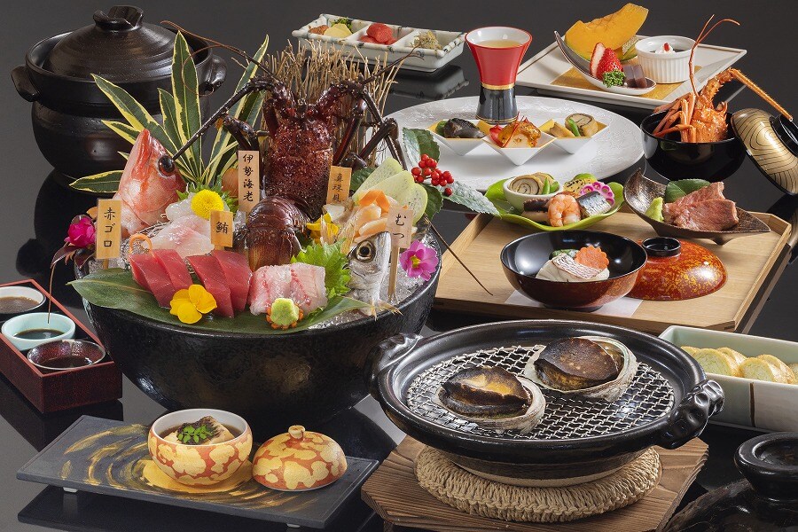 Phòng Suite 2022 Exclusive Kaiseki "MAKOTO" (Ví dụ Sushi/Bào ngư cho 2 người)