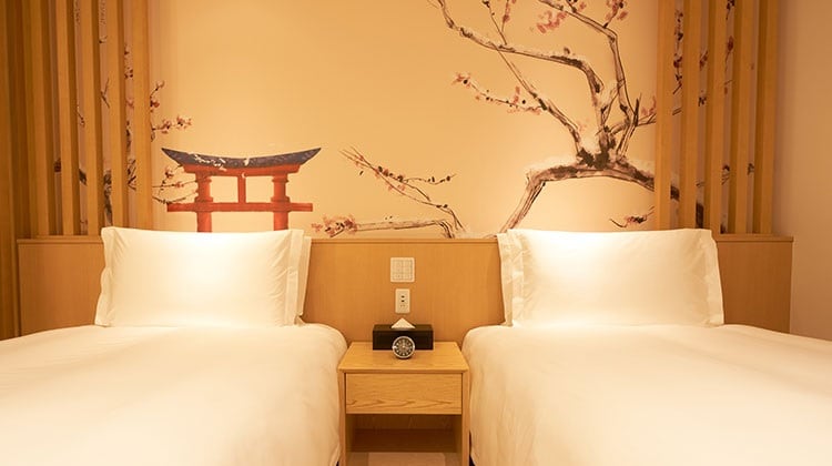 A calm space where you can feel the traditional beauty of Japan