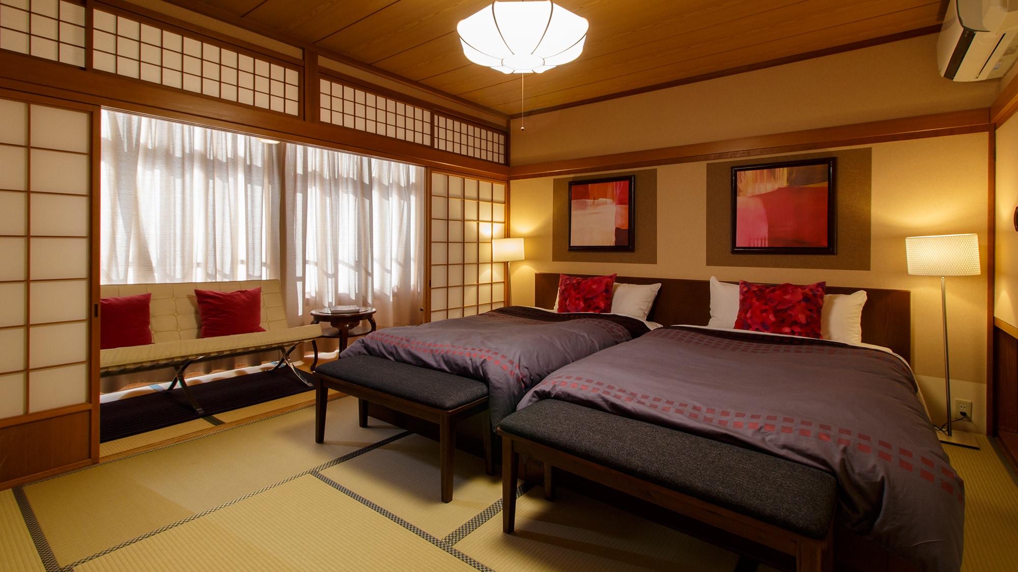Tempat Tidur Modern & minus Mu [Tipe Kembar Hollywood]