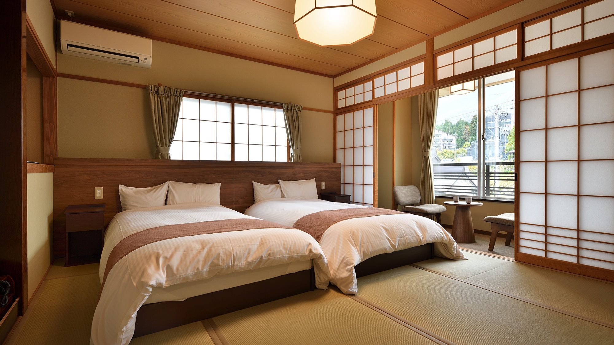 Japanese style twin room with 10 tatami mats and shower room, Tamayuki/Watayuki