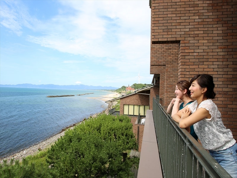 Guest room balcony