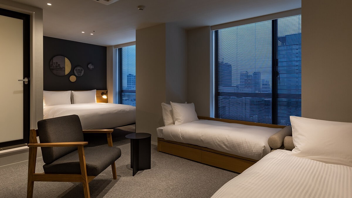 [Deluxe Double] Family room that can accommodate up to 4 people. Ideal for families and groups.