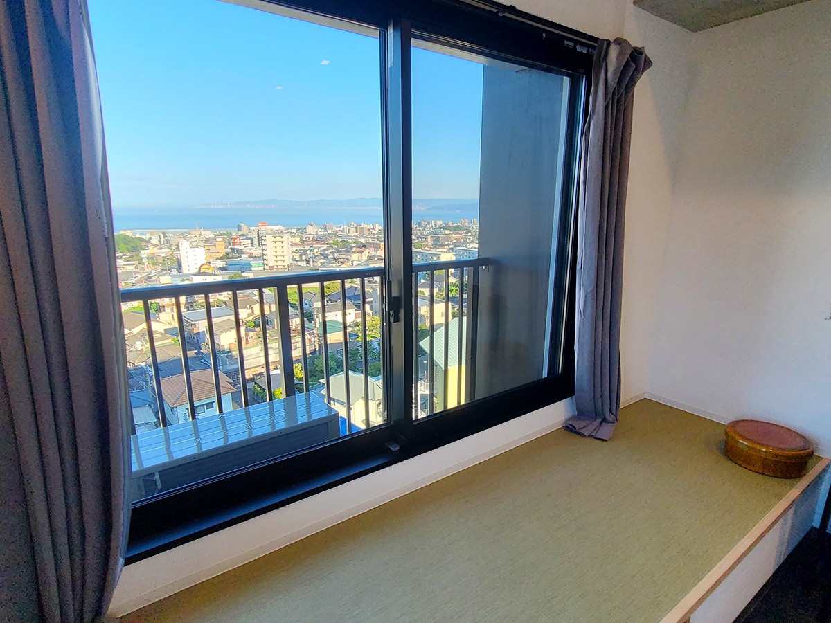 View from the main guest room (sea side)
