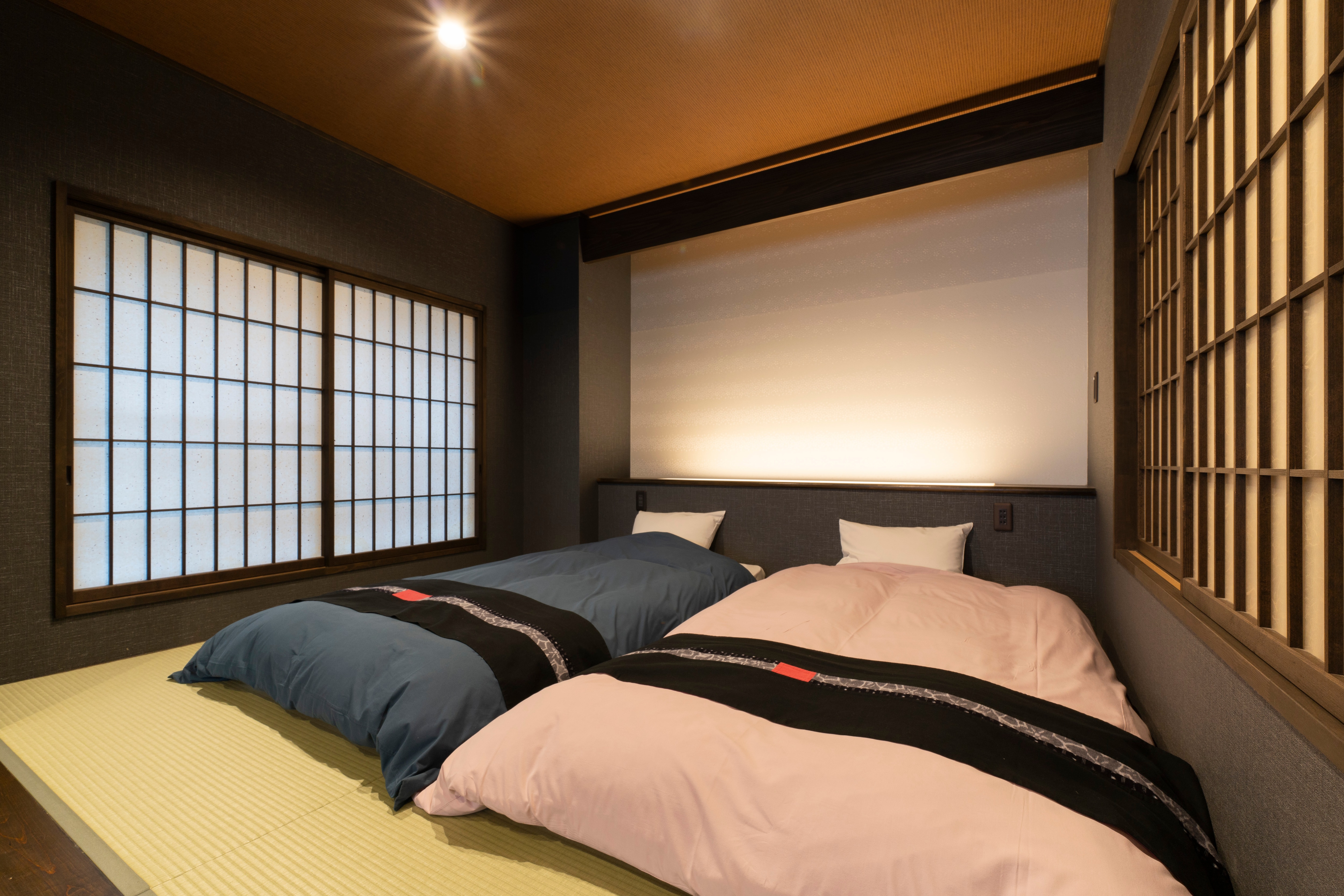 【书房-安静的两人间】放松空间+低调的双床房