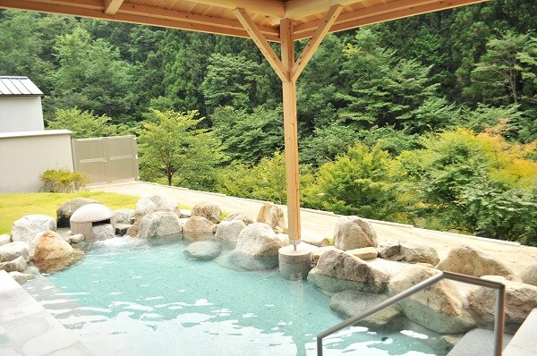 3 minutes on foot ♪ One-day hot spring "Okiyome no Yu" open-air