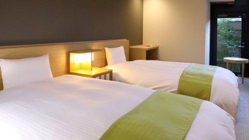 [Twin room] Free internet connection service via Wi-Fi is available in the entire building