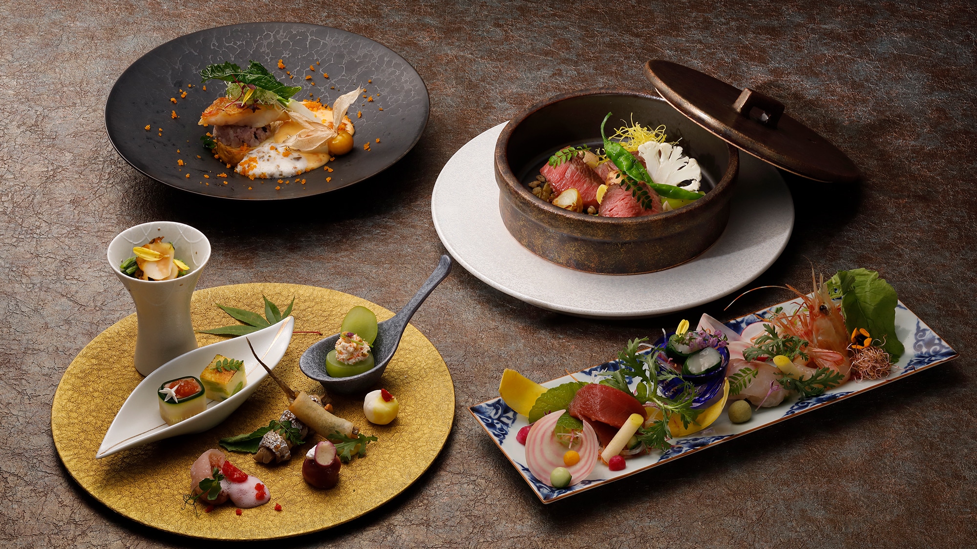 [Dinner] Authentic Japanese Kaiseki dinner savoring the bounty of Hokkaido