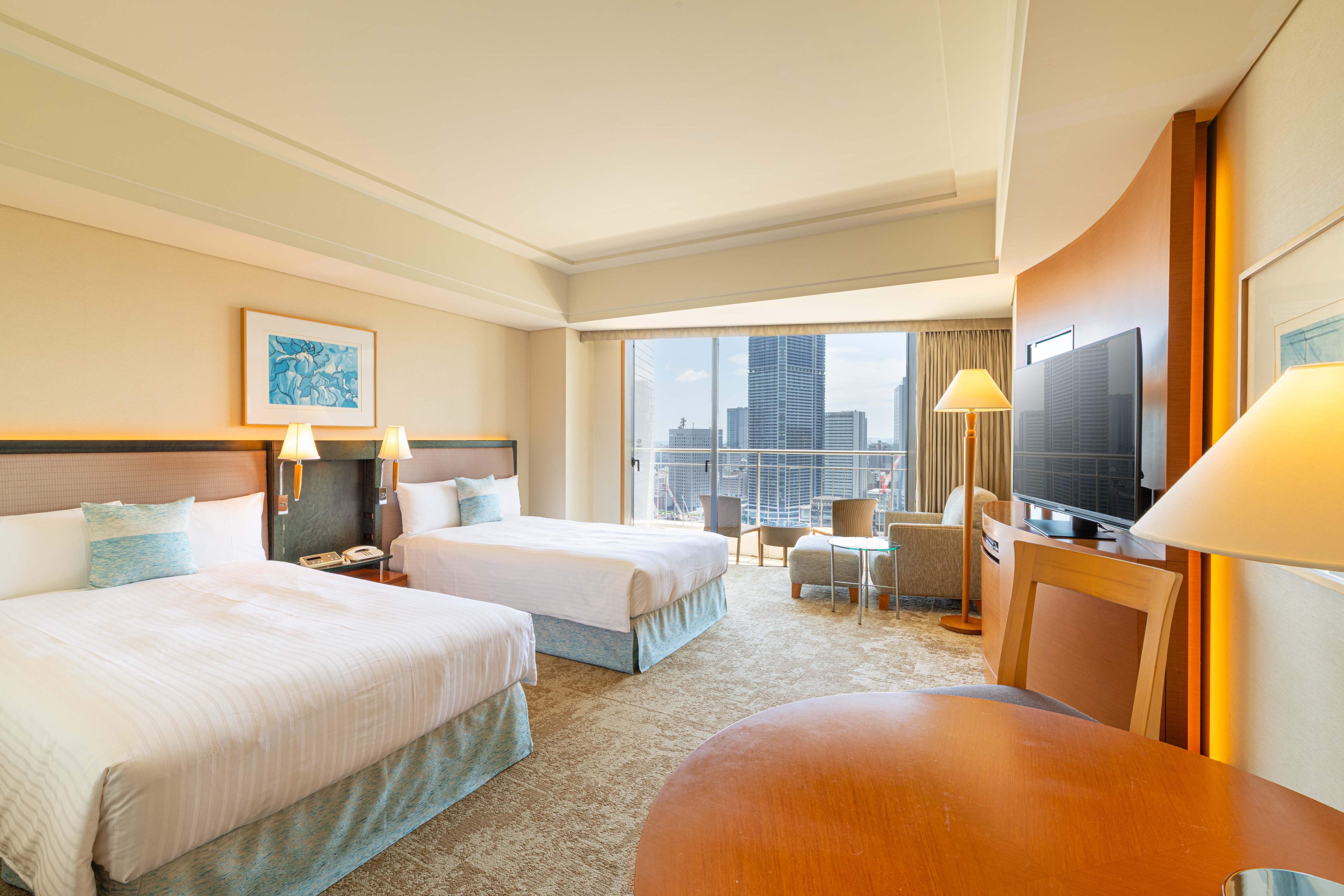 橫濱樓層雙床公園景觀房