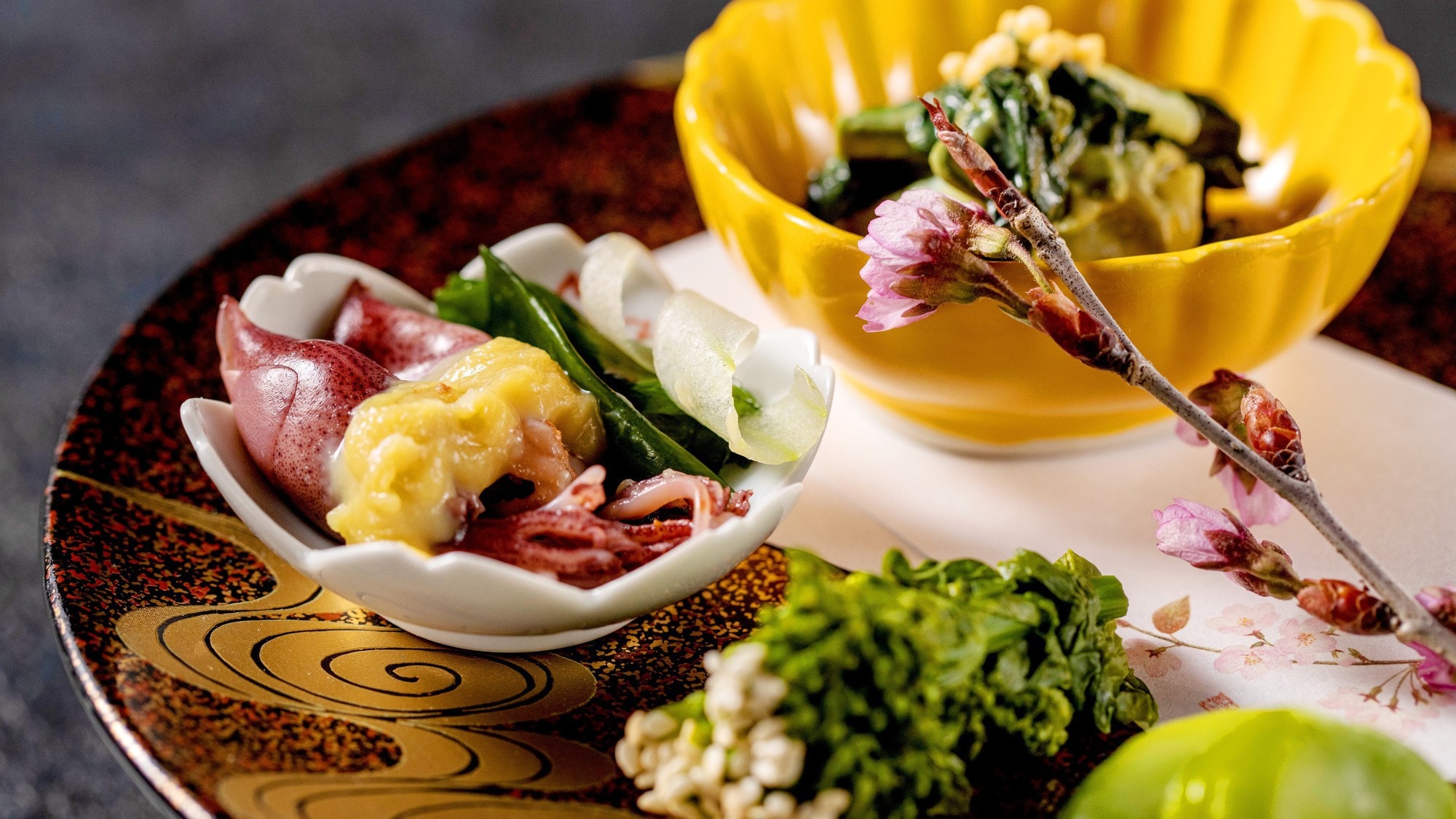 Enjoy kaiseki cuisine in your room to enjoy the seasons (menu example)