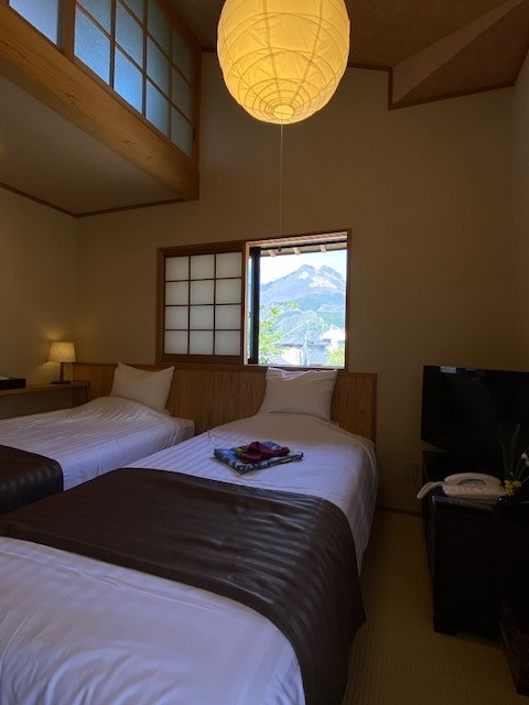 Bedroom and Mt. Yufu