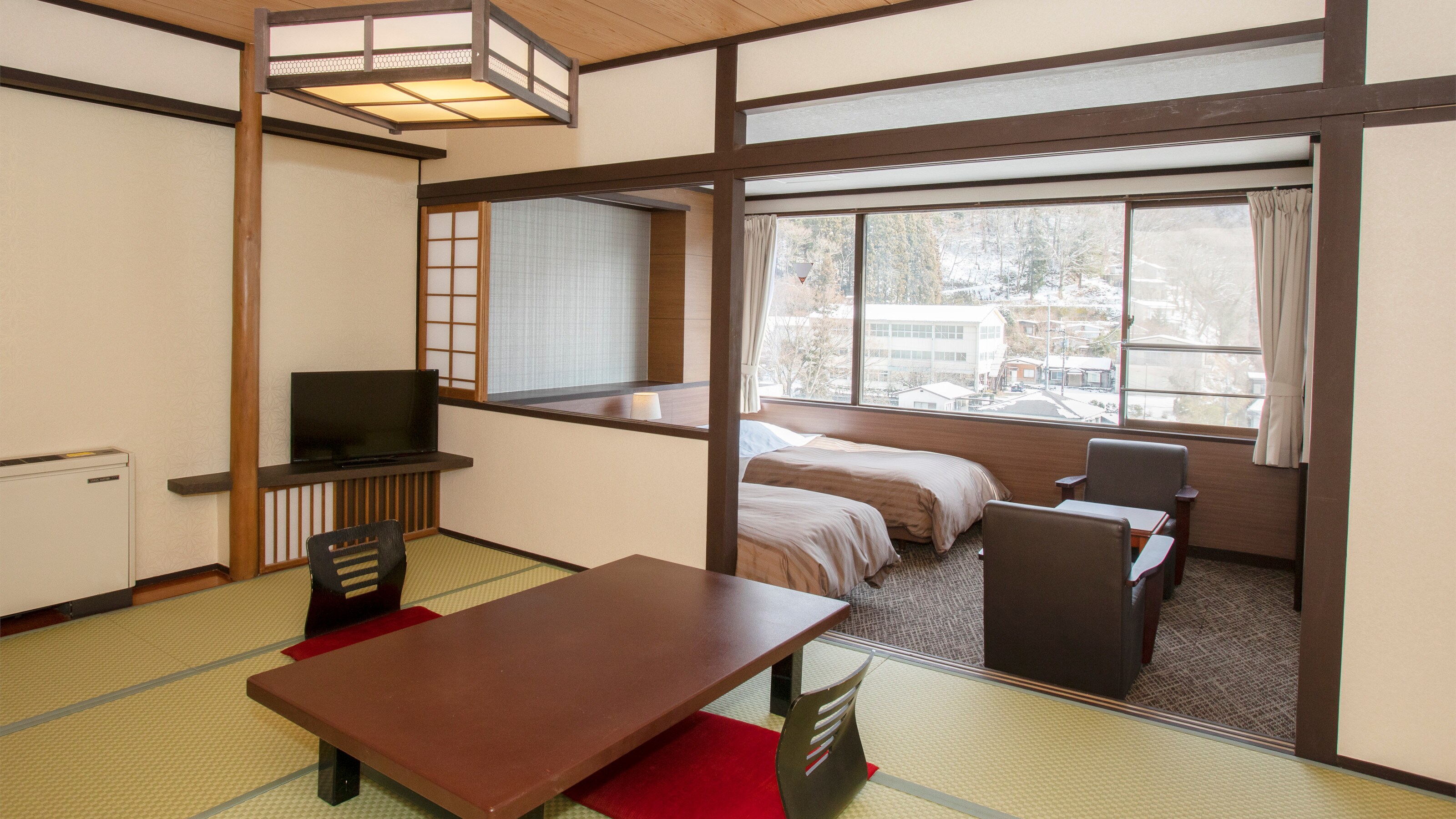 [Renewal Hall Hananoyakata] Example of a Japanese-Western style room (non-smoking)