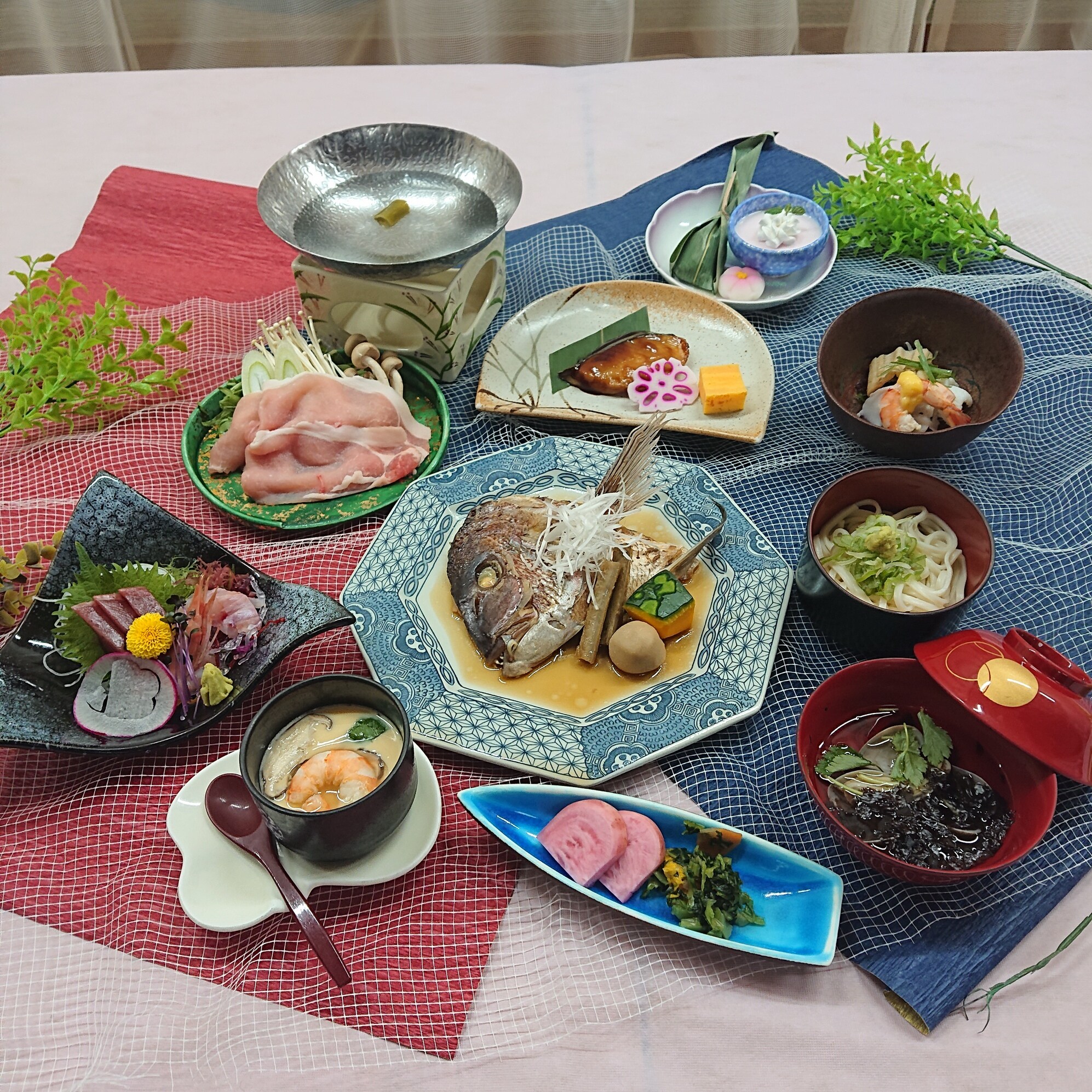 Seasonal Japanese meal