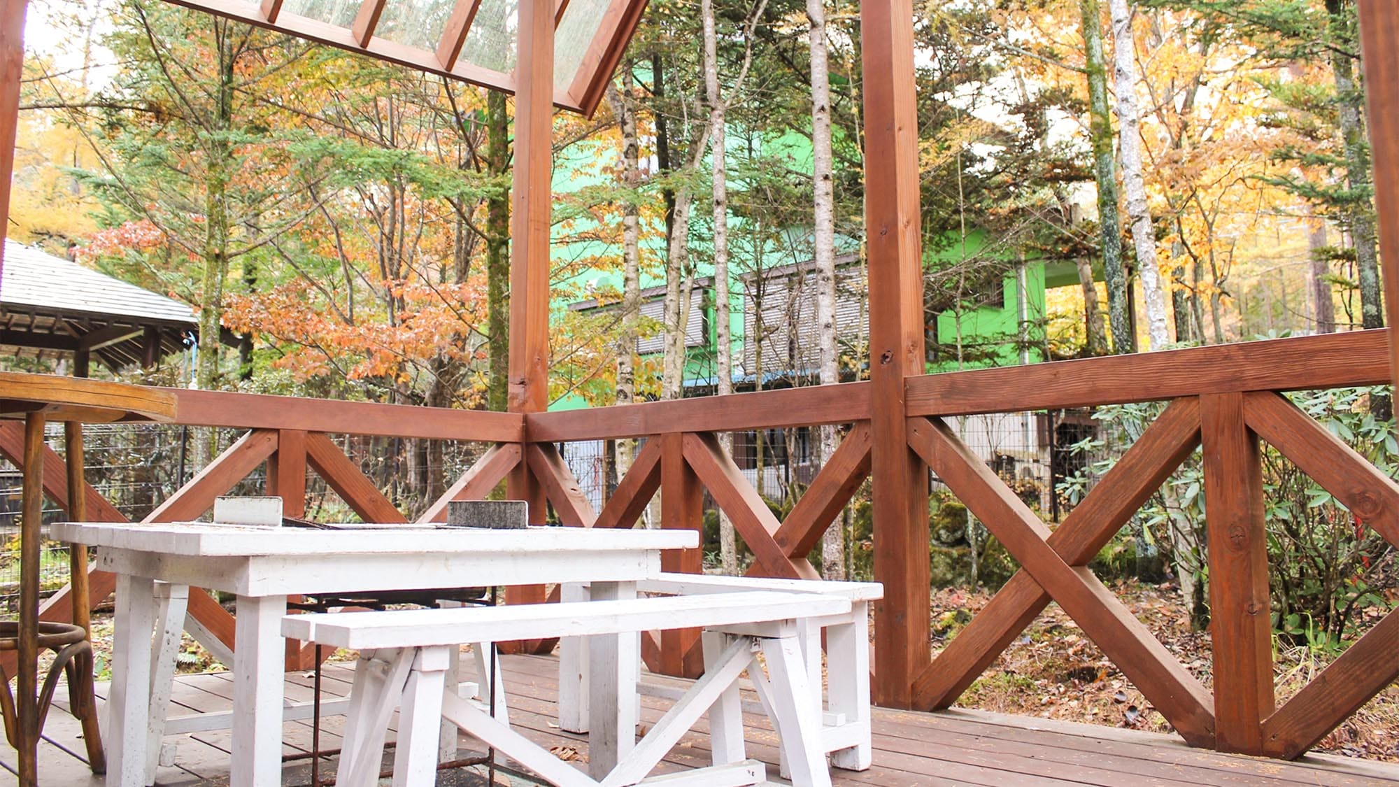 - Campanula: A terrace with a crystal roof that lets in sunlight on sunny days.