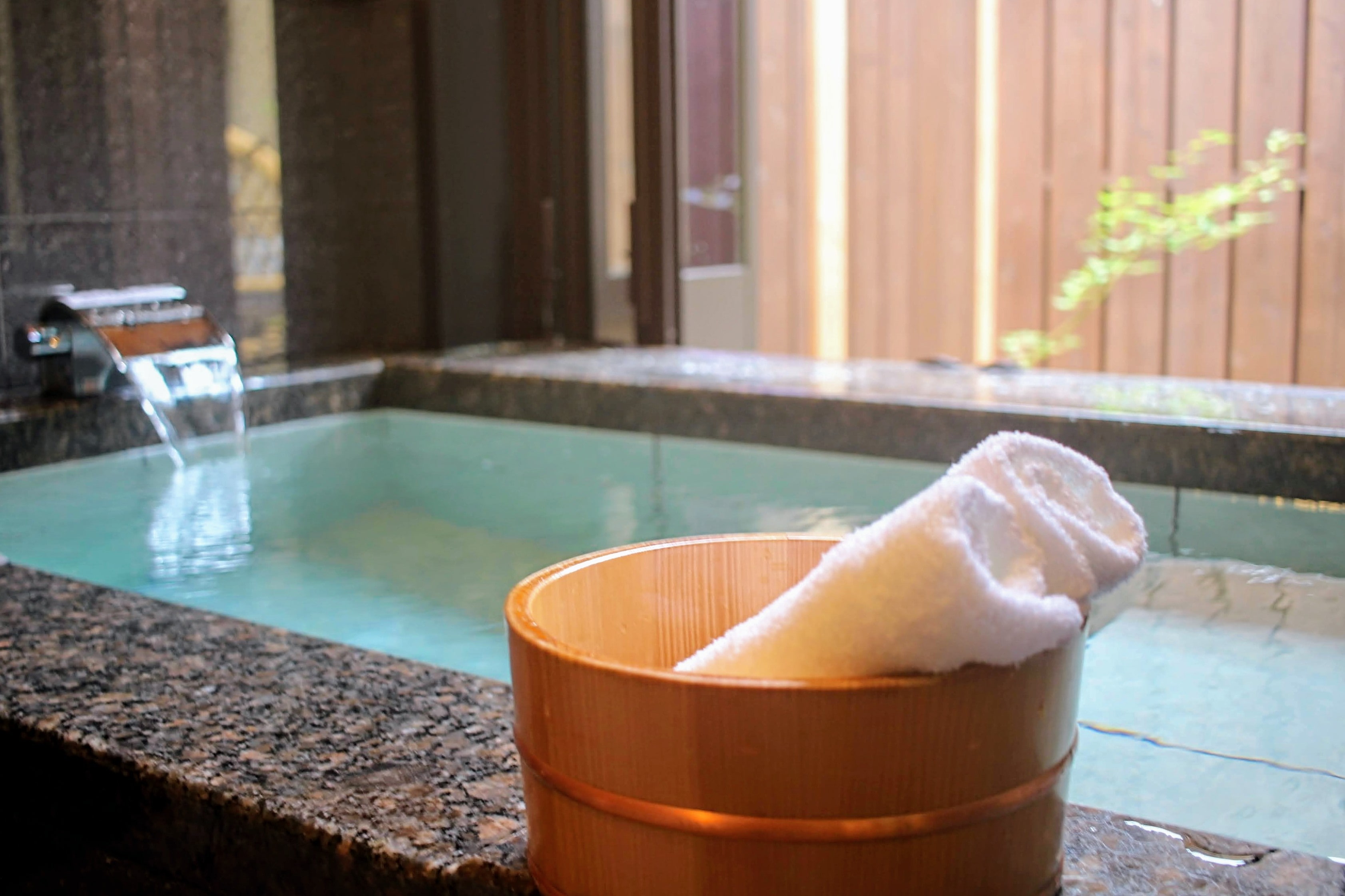 In-room bath: Four Seasons Landscape