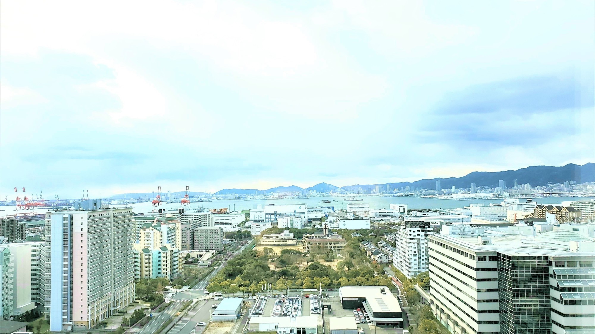 ■ View image from the room (Kobe port side)