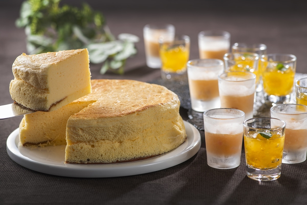 【佐渡フェア】佐渡乳業のクリームチーズを使ったスフレチーズケーキ
