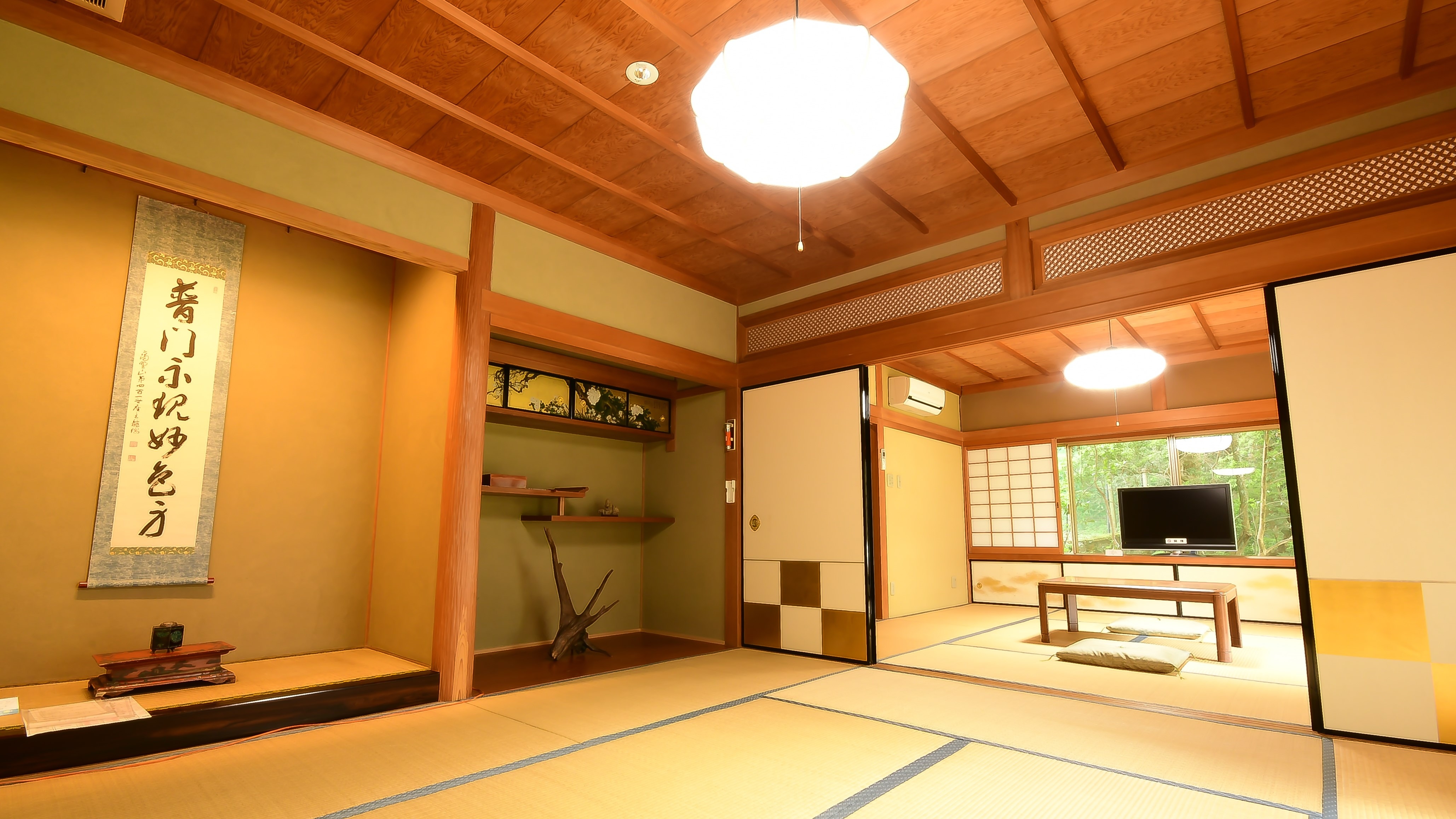 Kamar bergaya Jepang Shoin (8 tikar tatami x 2 kamar)