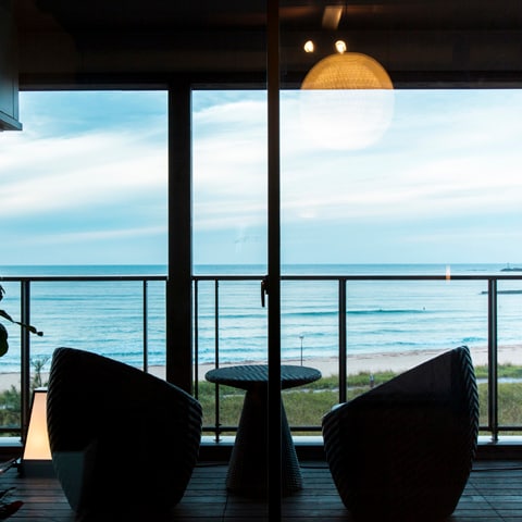 View from the second floor guest room
