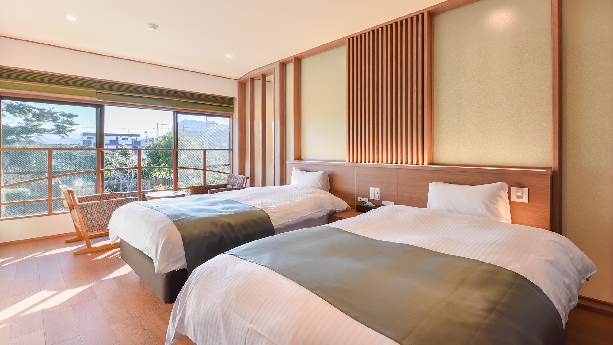 *Special room maisonette suite with open-air bath (110m² and up) with natural hot spring water