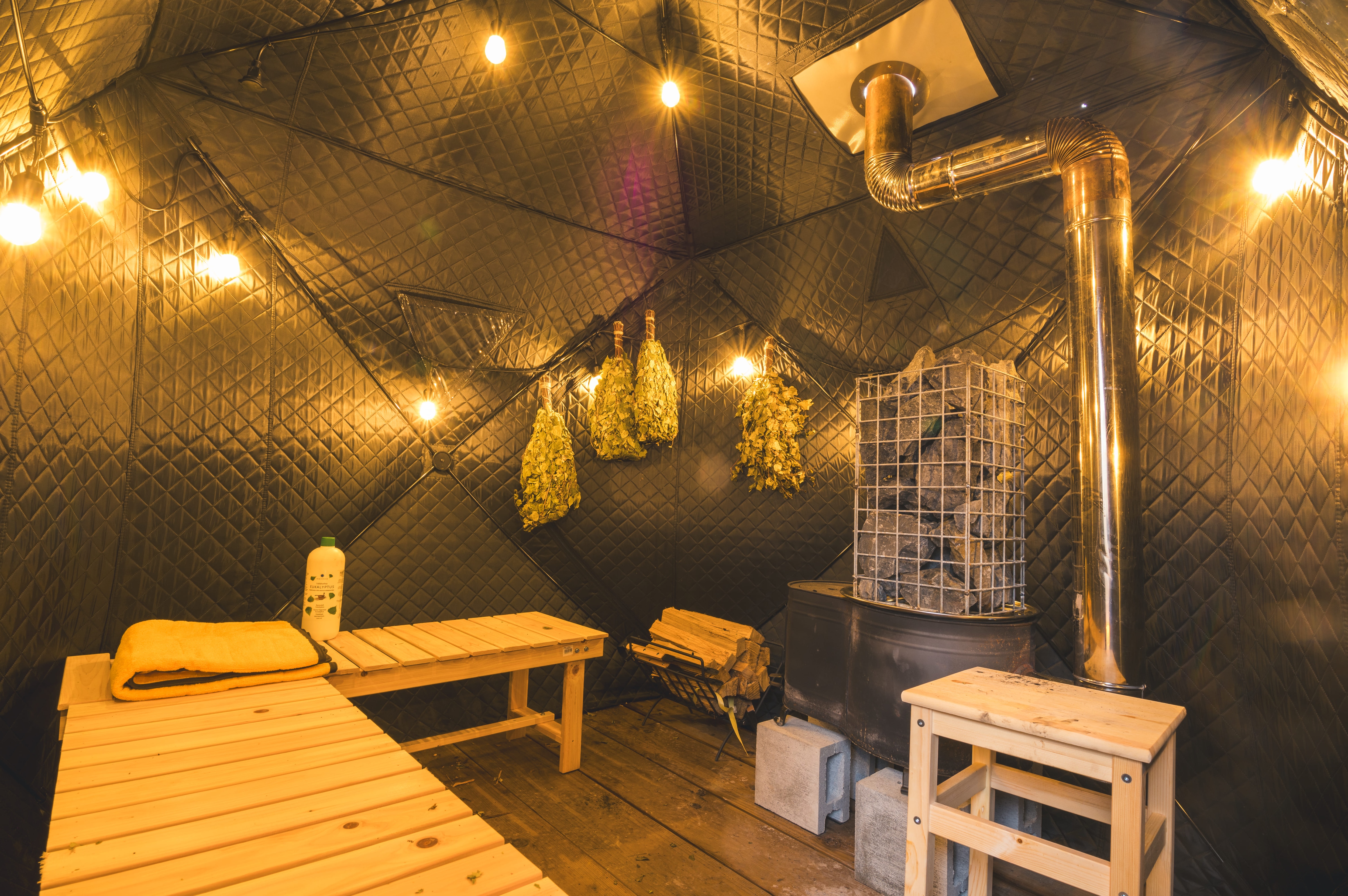 A private sauna room with unlimited access